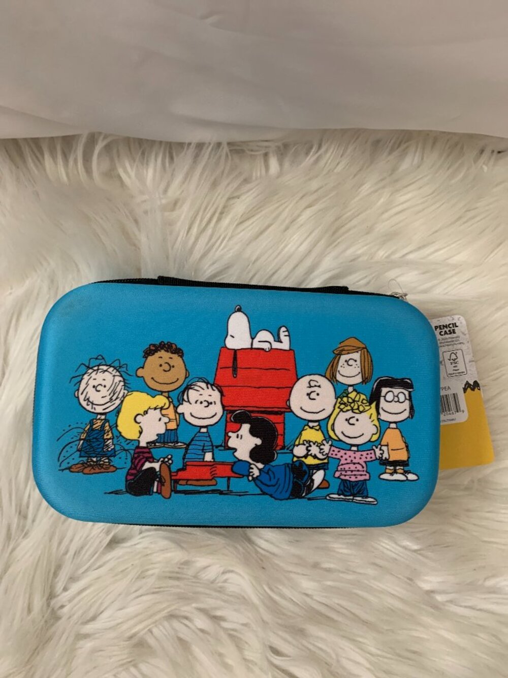 PEANUTS Snoopy & Friends Hardshell Pencil Case in Blue/Black